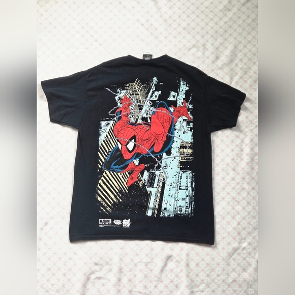 HUF x Marvel Spider-Man Black T-Shirt – Men’s Large - Picture 3 of 6